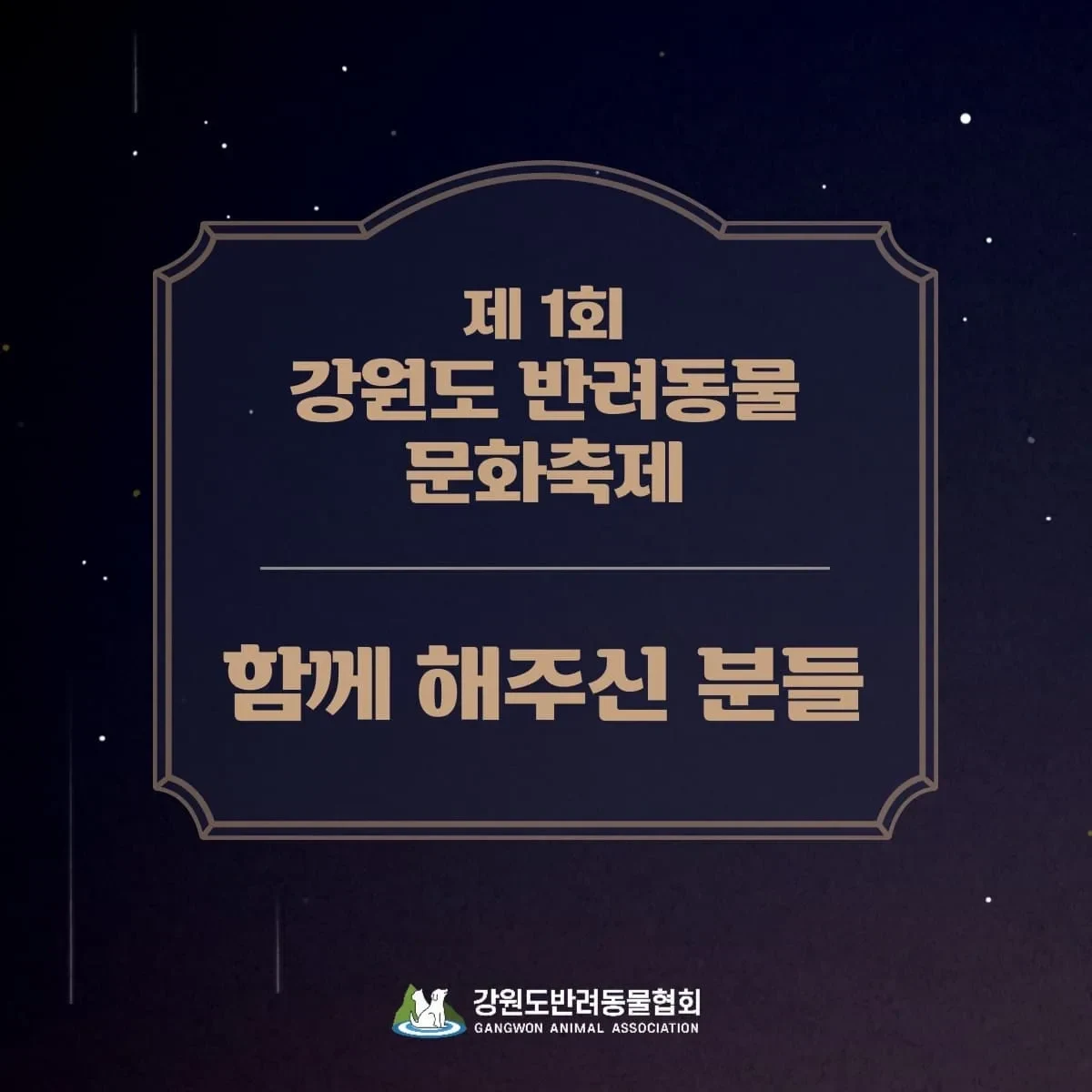 제1회 강원도 반려동물 문화축제